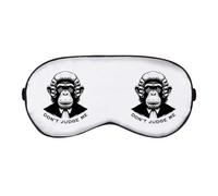 Azeeda 'Don't Judge Me Chimpanzee' Sleep/Travel Eye Mask (EY00031852)