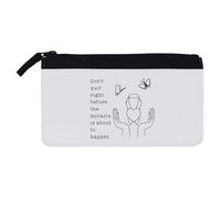 Azeeda 'Don't Quit Right Before The Miracle' Pencil Case (PC00057018)