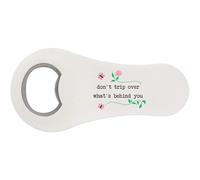Azeeda 'Don't Trip Over What's Behind You' Bottle Opener Fridge Magnet (BO00097655)