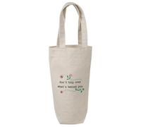 Azeeda 'Don't Trip Over What's Behind You' Cotton Wine Bottle Gift/Travel Bag (BL00044727)