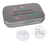 Azeeda 'Don't Trip Over What's Behind You' Golf Markers Gift Set (GO00085309)