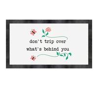 Azeeda 'Don't Trip Over What's Behind You' Pet Feeding Mat (PM00033016)