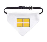 Azeeda 'Dorset Flag' Pet Bandana - White, S (PD00084285)