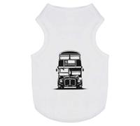 Azeeda 'Double Decker Bus' Pet Dog/Cat T-Shirt, L (PT00149335)