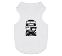 Azeeda 'Double Decker Bus' Pet Dog/Cat T-Shirt, M (PT00149334)