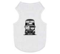 Azeeda 'Double Decker Bus' Pet Dog/Cat T-Shirt, S (PT00149333)