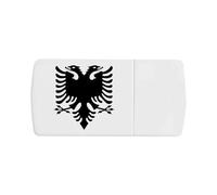 Azeeda 'Double Headed Eagle' Pill Box with Tablet Splitter (PI00038357)