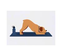 Azeeda 'Downward Dog Yoga Pose' Temporary Tattoo - A6 (TO00098967)
