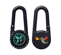 Azeeda 'Dragon Breathing Fire' Compass Keyring (KC00043840)