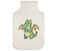 Azeeda 'Dragon with Gem' Hot Water Bottle Cover (HW00049868)