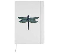 Azeeda 'Dragonfly' Ruled Notebook - White, A5 (NB00023676)