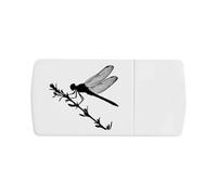 Azeeda 'Dragonfly Silhouette' Pill Box with Splitter (PI00046678)