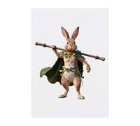 Azeeda 'Druid Rabbit' Temporary Tattoo - A6 (TO00105585)
