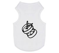 Azeeda 'Drum & Sticks' Pet Dog/Cat T-Shirt, L (PT00068387)