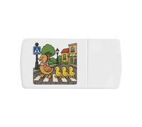 Azeeda 'Duck Family Crossing' Pill Box with Splitter (PI00045140)