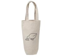Azeeda 'Duck with Bread' Cotton Wine Bottle Gift/Travel Bag (BL00050166)
