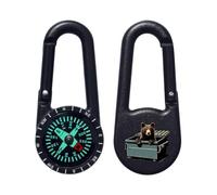 Azeeda 'Dumpster Bear' Compass Keyring (KC00043090)