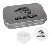 Azeeda 'Dynamic Yoga Stretching Posture' Golf Markers Gift Set (GO00077707)