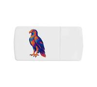 Azeeda 'Eagle. Vibrant and Majestic' Pill Box with Tablet Splitter (PI00035481)