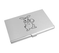 Azeeda 'Easter Bunny with Egg' Metal Business Card Holder (CH00055260)