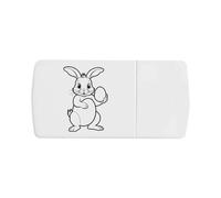 Azeeda 'Easter Bunny with Egg' Pill Box with Tablet Splitter (PI00043014)