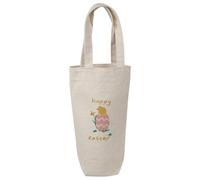 Azeeda 'Easter Chick Astride A Chocolate Egg' Cotton Wine Bottle Gift/Travel Bag (BL00033809)