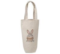Azeeda 'Easter Cupcake' Cotton Wine Bottle Gift/Travel Bag (BL00048251)