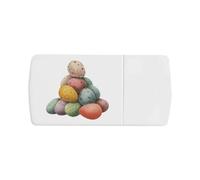 Azeeda 'Easter Eggs' Pill Box with Tablet Splitter (PI00041957)