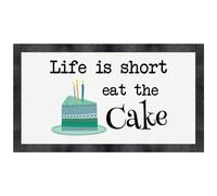 Azeeda 'Eat The Cake' Pet Feeding Mat (PM00033017)