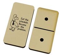 Azeeda 'Eat the Schedule' Domino Set & Box (DM00049203)