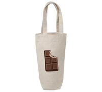 Azeeda 'Eaten Chocolate Bar' Cotton Wine Bottle Gift/Travel Bag (BL00049680)