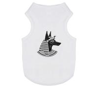 Azeeda 'Egyptian God Anubis' Pet T-Shirt - White, S (PT00189589)