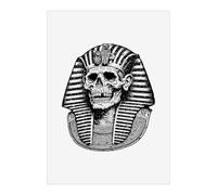 Azeeda 'Egyptian Mummy Pharaoh' Wall Art Poster Print - Unframed Artwork for Home Decor - A2 Portrait (PP00375133)