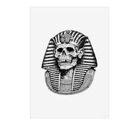 Azeeda 'Egyptian Mummy Pharaoh' Wall Art Poster Print - Unframed Artwork for Home Decor - A4 Portrait (PP00375131)