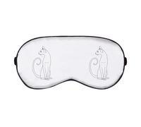Azeeda 'Elegant Sitting Siamese Cat' Sleep/Travel Eye Mask (EY00031064)
