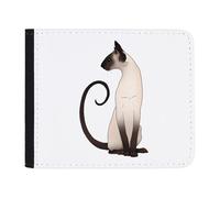 Azeeda 'Elegant Sitting Siamese Cat' Wallet (WL00030956)
