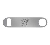 Azeeda 'Elephant with Heart Leaf' Bar Blade Bottle Opener (BR00025599)