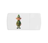 Azeeda 'Elf Boy' Pill Box with Tablet Splitter (PI00040513)