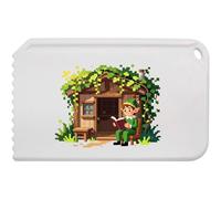 Azeeda 'Elf Reading Book Outside Cottage' Plastic Ice Scraper (IC00049551)