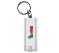Azeeda 'Elf Shoe' LED Torch Keyring - Compact Pocket Flashlight with Keychain - Handy Mini Light for Bags and Keys (KT00050929)