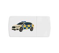 Azeeda 'Emergency Police Car' Pill Box with Tablet Splitter (PI00036834)