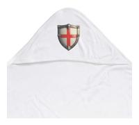Azeeda 'England Flag Within Shield' Baby Hooded Towel (HT00037878)