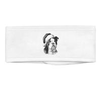 Azeeda 'English Bulldog Wearing Santa Hat' Beauty Head Band/Hair Band (HB00043102)