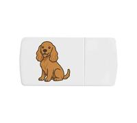 Azeeda 'English Cocker Spaniel' Pill Box with Tablet Splitter (PI00035464)