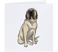 Azeeda 'English Mastiff' Blank Greeting Card (GC00035454)