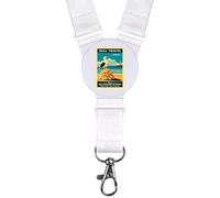 Azeeda 'English Riviera Gull with Chips' Neck Strap/Lanyard (LY00044956)