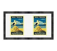 Azeeda 'English Riviera Gull With Chips' Pet Feeding Mat (PM00036904)