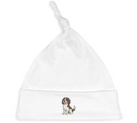 Azeeda 'English Springer Spaniel' Baby Beanie Hat (BH00035204) White