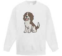 Azeeda 'English Springer Spaniel' Kid's Sweatshirt/Jumper (9-11 Years) (KW00203098) White