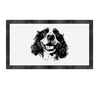 Azeeda 'English Springer Spaniel' Pet Feeding Mat (PM00033370)